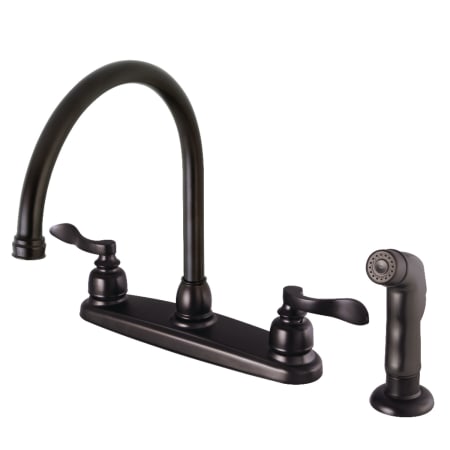A large image of the Kingston Brass FB79.NFLSP Oil Rubbed Bronze
