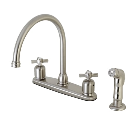 A large image of the Kingston Brass FB79.ZXSP Brushed Nickel