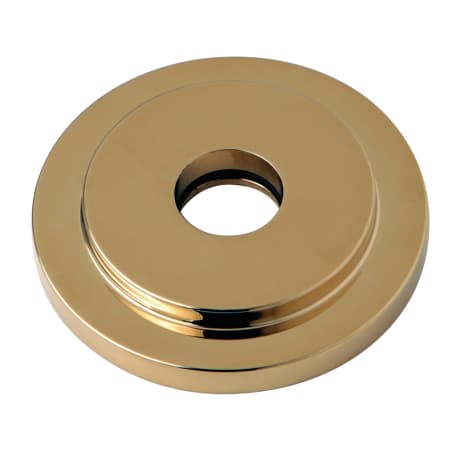 A large image of the Kingston Brass FLEURO Polished Brass