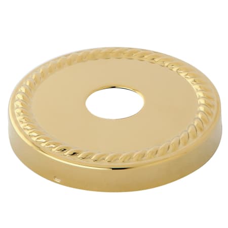 A large image of the Kingston Brass FLROPE Polished Brass