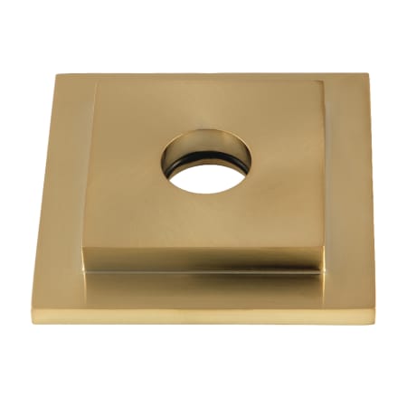 A large image of the Kingston Brass FLSQUARE Brushed Brass