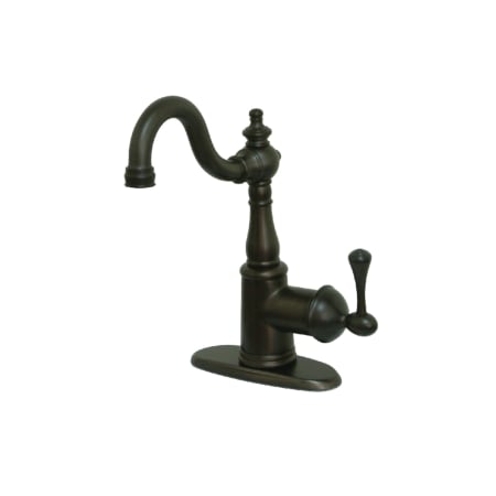 A large image of the Kingston Brass FS764.BL Oil Rubbed Bronze