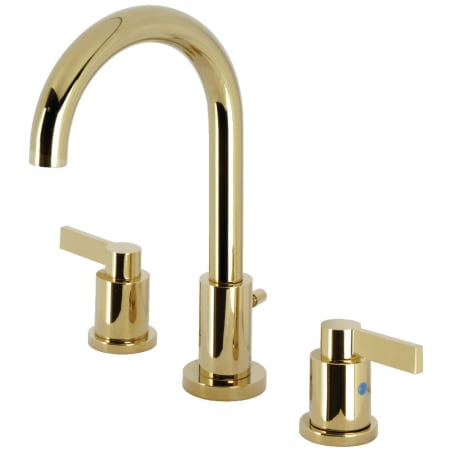 A large image of the Kingston Brass FSC892.NDL Polished Brass