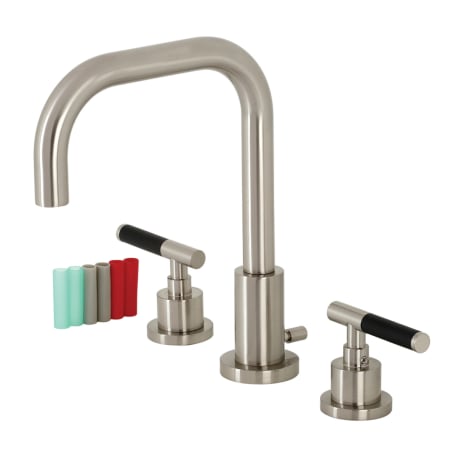 A large image of the Kingston Brass FSC893.CKL Brushed Nickel