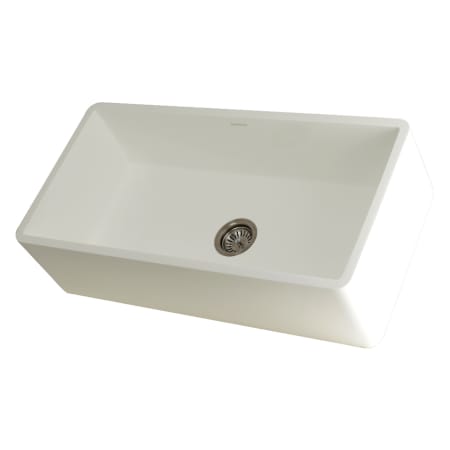 A large image of the Kingston Brass GKFA361810BC Matte White