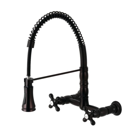 A large image of the Kingston Brass GS124.AX Oil Rubbed Bronze