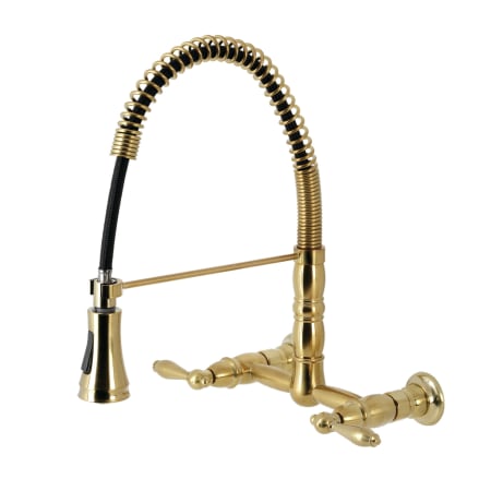 A large image of the Kingston Brass GS124.AL Brushed Brass