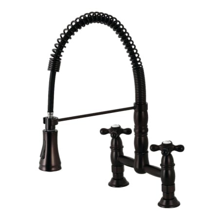 A large image of the Kingston Brass GS127.AX Oil Rubbed Bronze