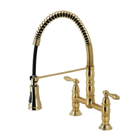 A large image of the Kingston Brass GS127.AL Brushed Brass