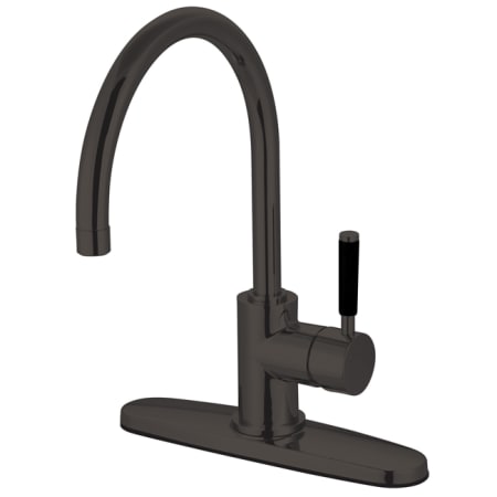 A large image of the Kingston Brass GS871.DKLLS Oil Rubbed Bronze