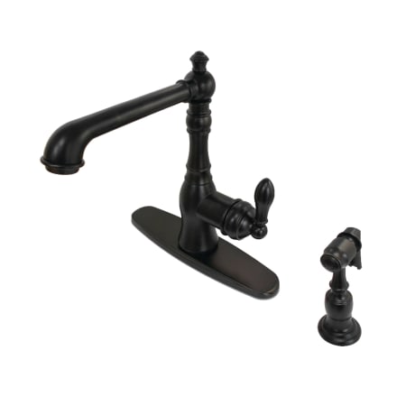 A large image of the Kingston Brass GSY720.ACLBS Oil Rubbed Bronze