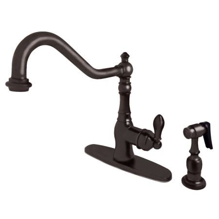 A large image of the Kingston Brass GSY770.ACLBS Oil Rubbed Bronze