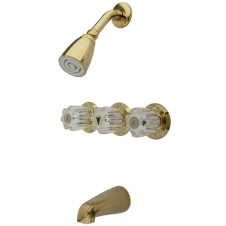 A large image of the Kingston Brass KB13 Polished Brass