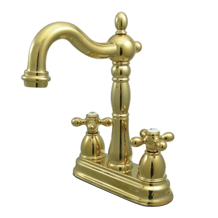 A large image of the Kingston Brass KB149.AX Polished Brass