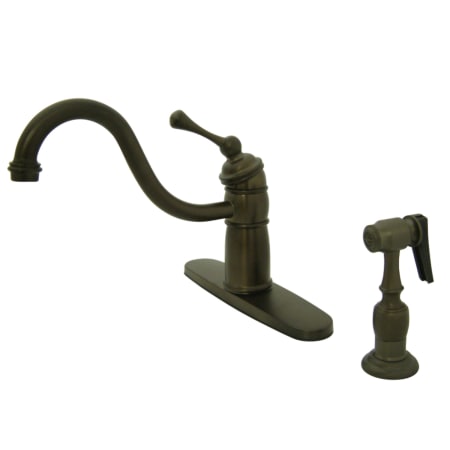 A large image of the Kingston Brass KB157.BLBS Oil Rubbed Bronze