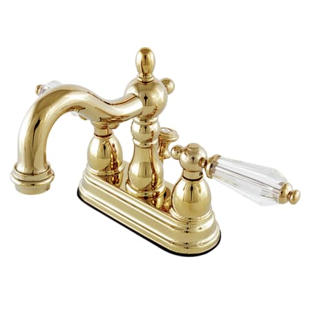 A large image of the Kingston Brass KB160WLL Polished Brass