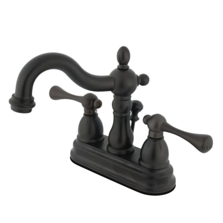 A large image of the Kingston Brass KB160.BL Oil Rubbed Bronze