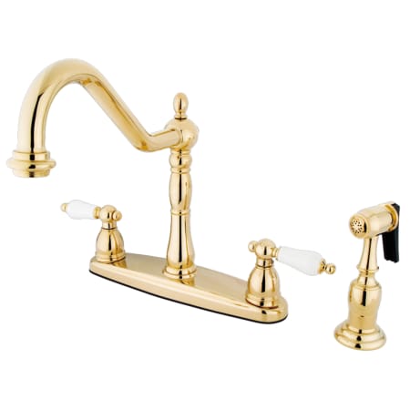A large image of the Kingston Brass KB175.PLBS Polished Brass