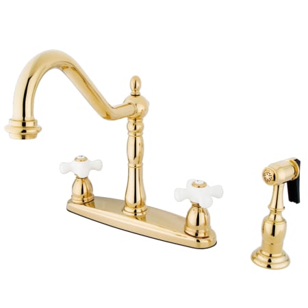 A large image of the Kingston Brass KB175.PXBS Polished Brass