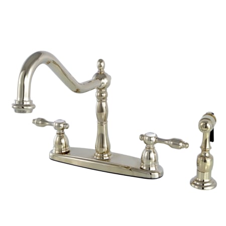 A large image of the Kingston Brass KB175.TALBS Polished Brass