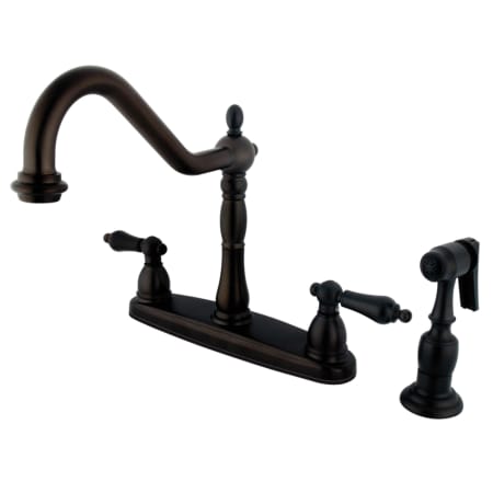 A large image of the Kingston Brass KB175.ALBS Oil Rubbed Bronze