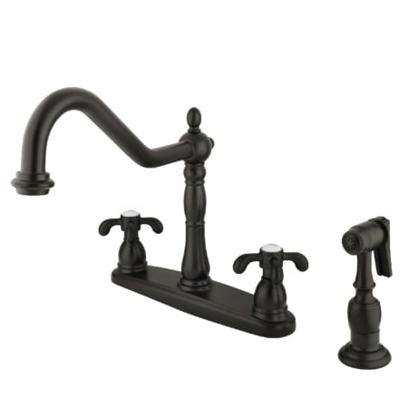 A large image of the Kingston Brass KB175.TXBS Oil Rubbed Bronze