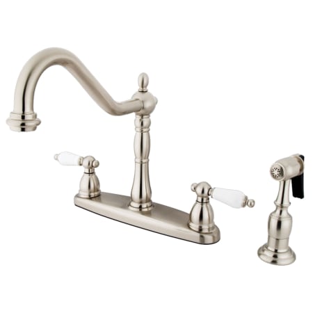 A large image of the Kingston Brass KB175.PLBS Brushed Nickel