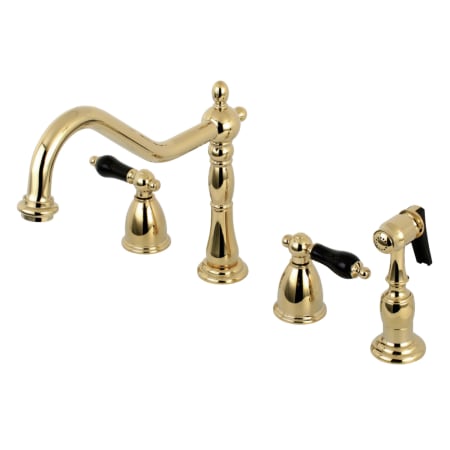 A large image of the Kingston Brass KB179.PKLBS Polished Brass