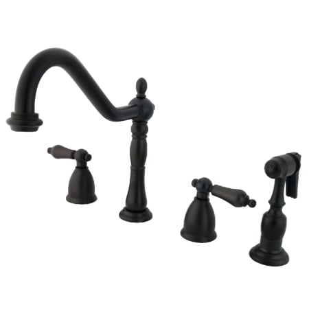A large image of the Kingston Brass KB179.ALBS Oil Rubbed Bronze