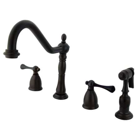 A large image of the Kingston Brass KB179.BLBS Oil Rubbed Bronze