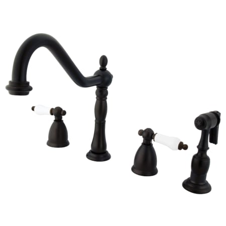 A large image of the Kingston Brass KB179.PLBS Oil Rubbed Bronze