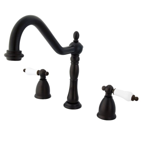 A large image of the Kingston Brass KB179.PLLS Oil Rubbed Bronze