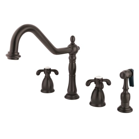 A large image of the Kingston Brass KB179.TXBS Oil Rubbed Bronze