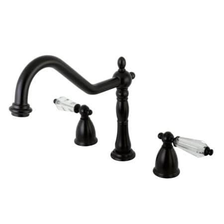 A large image of the Kingston Brass KB179.WLLLS Oil Rubbed Bronze