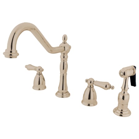 A large image of the Kingston Brass KB179.ALBS Polished Nickel