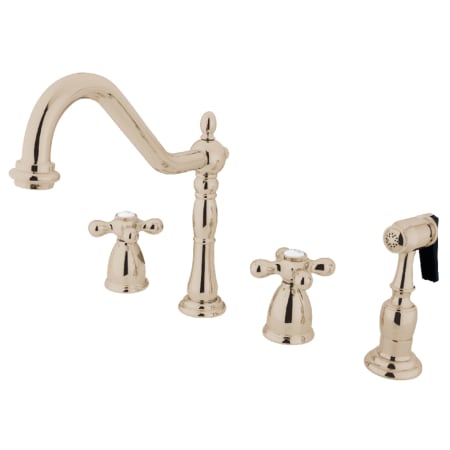 A large image of the Kingston Brass KB179.AXBS Polished Nickel