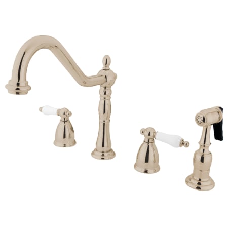 A large image of the Kingston Brass KB179.PLBS Polished Nickel