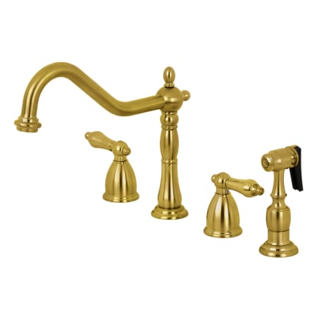 A large image of the Kingston Brass KB179.ALBS Brushed Brass