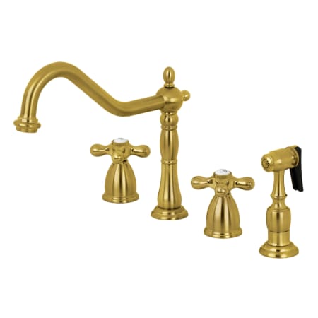 A large image of the Kingston Brass KB179.AXBS Brushed Brass