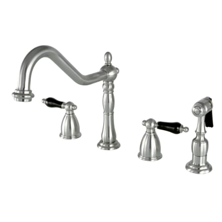 A large image of the Kingston Brass KB179.PKLBS Brushed Nickel