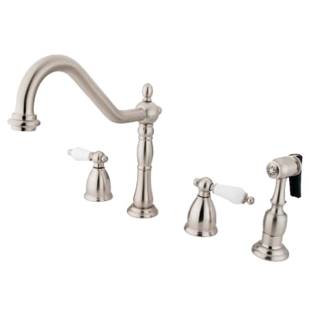 A large image of the Kingston Brass KB179.PLBS Brushed Nickel