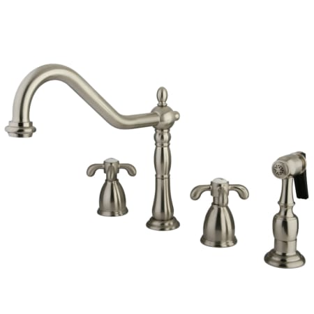 A large image of the Kingston Brass KB179.TXBS Brushed Nickel