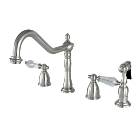 A large image of the Kingston Brass KB179.WLLBS Brushed Nickel