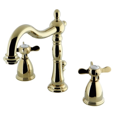 A large image of the Kingston Brass KB197BEX Polished Brass