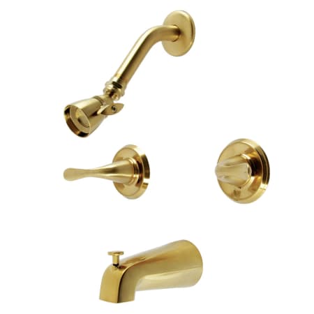 A large image of the Kingston Brass KB224.YL Brushed Brass
