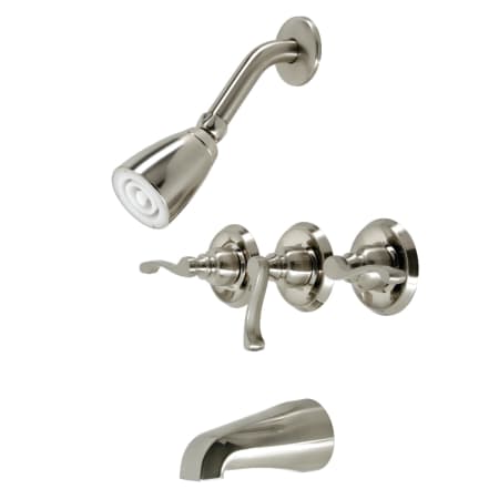 A large image of the Kingston Brass KB23.FL Brushed Nickel