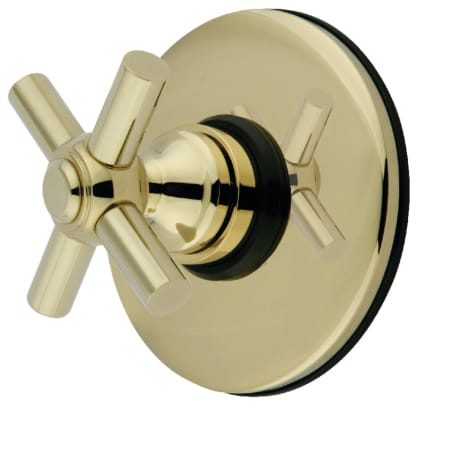 A large image of the Kingston Brass KB300.EX Polished Brass