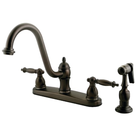 A large image of the Kingston Brass KB311.TLBS Oil Rubbed Bronze