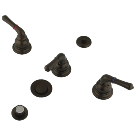 A large image of the Kingston Brass KB32 Oil Rubbed Bronze