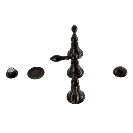 A large image of the Kingston Brass KB32.ACL Oil Rubbed Bronze